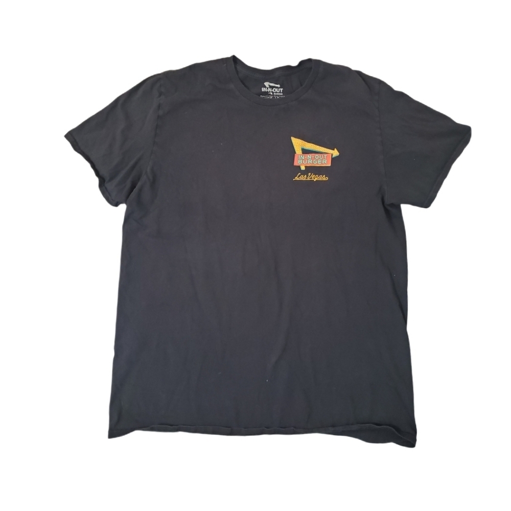 In-n-Out Burger Men's Black Classic Cars California Logo T-Shirt‎ Size XL